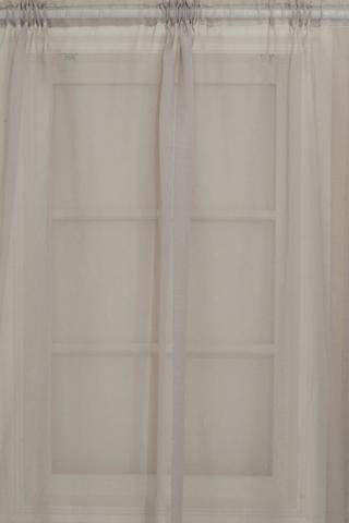 2 PACK SHEER TAPED CURTAIN 135X218CM