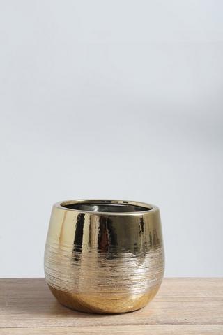 METALIC SMALL PLANTER