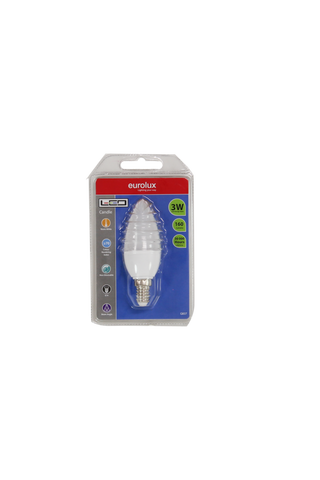 EUROLUX LED SCREW LIGHT BULB E14 3W 