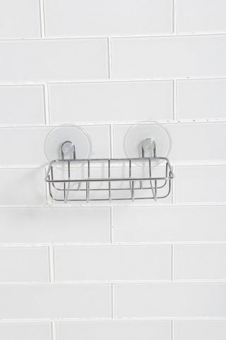 SUCTION CHROME SOAP DISH