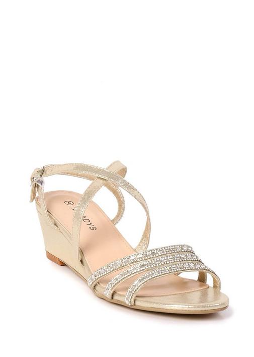 Diamante wedge hotsell