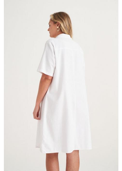 Miladys - A white off-the-shoulder dress with feminine details