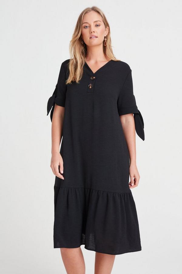A-LINE DRESS BLACK