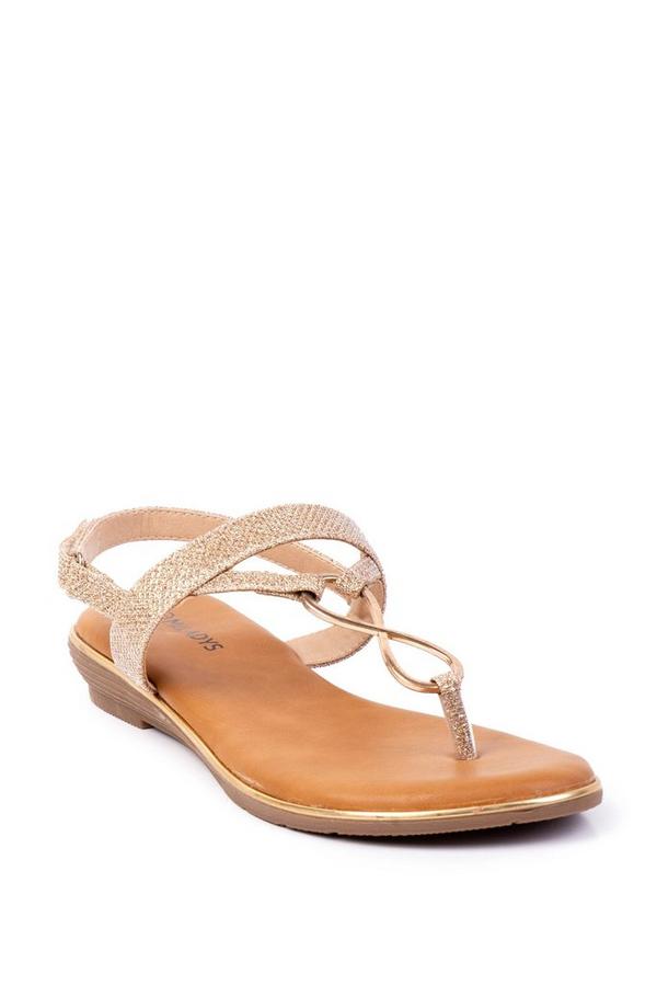GLITTER THONG SANDAL