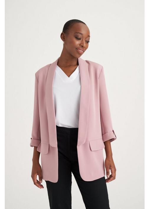 Dusty pink clearance blazer womens