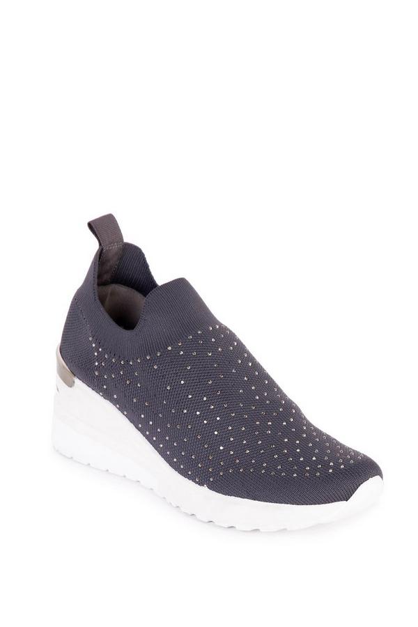 TRAINER WEDGE GEMS SHOE