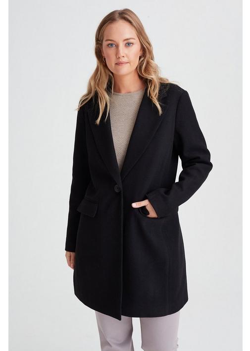 overcoat nyc oomaru 曳き wool melton black overcoat nyc oomaru 曳き wool melton black
