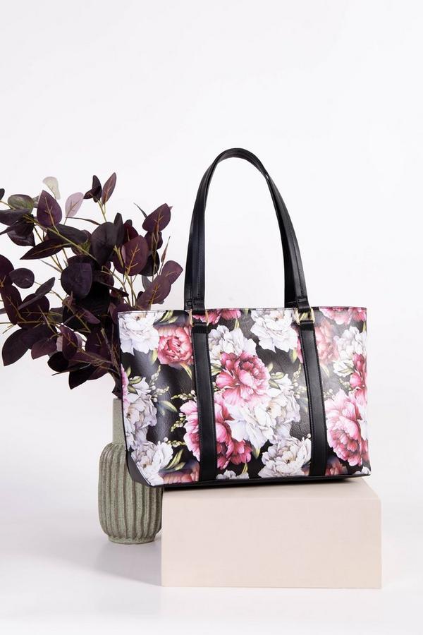 SMART TOTE FLORAL BAG
