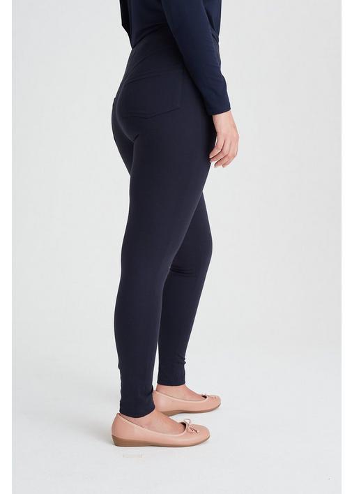   Essentials Women's Ponte Legging, navy, Large