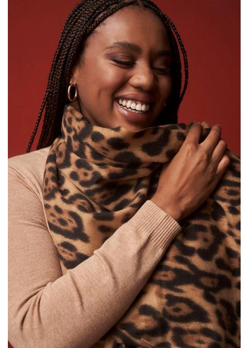 Cheetah deals print scarf