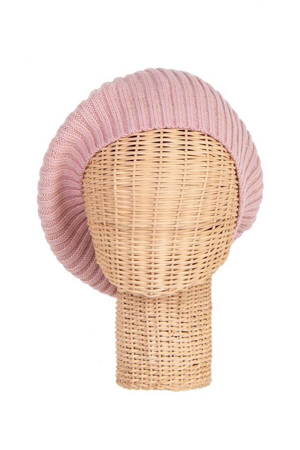 KNIT BERET PINK