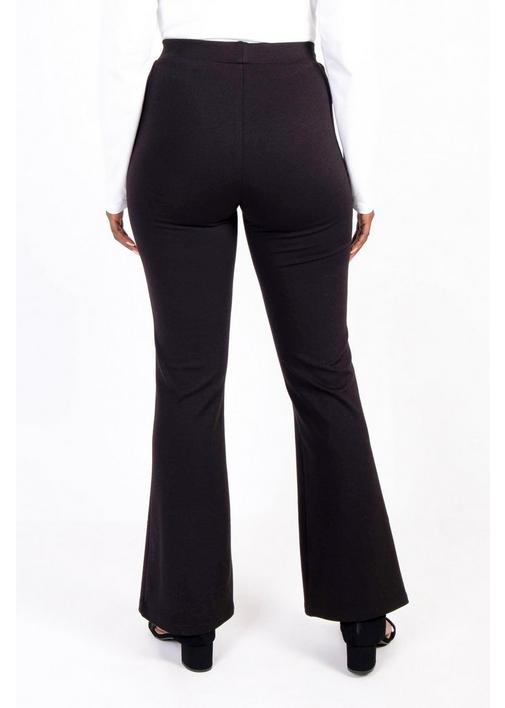 Buy Lipsy Black High Waisted Contour Bootleg Flared Trousers from Next  Hungary