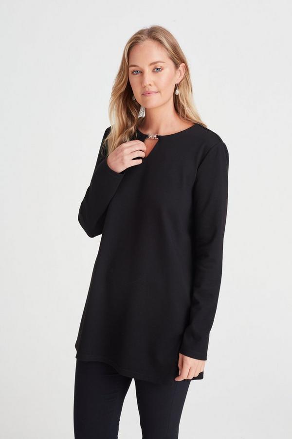 PONTE TUNIC BLACK