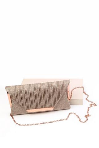 GLITTER CLUTCH BAG 1 Rose Gold MILADYS