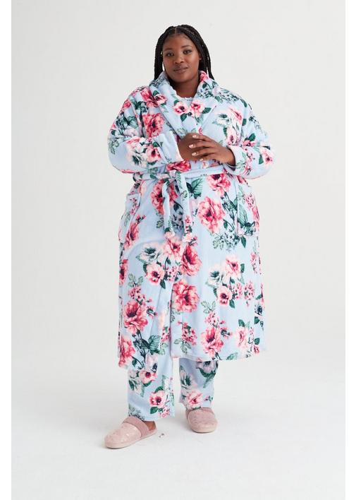 Floral best sale dressing gown