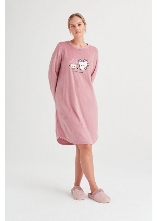 Fleece sleep dress new arrivals