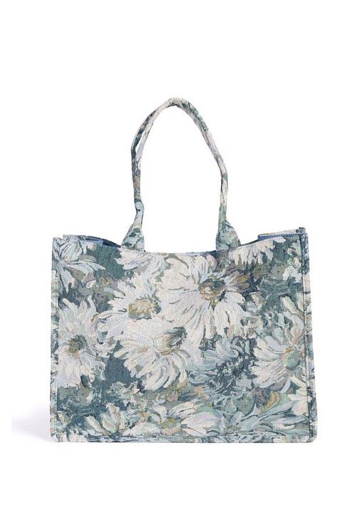 Blue floral sales purse