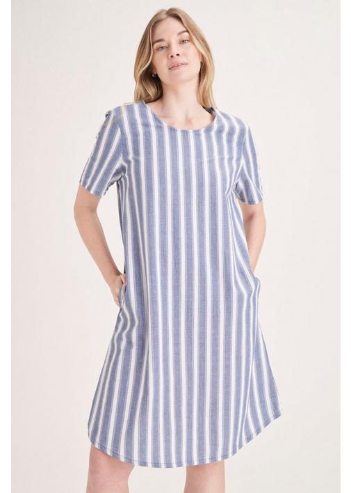 Striped 2025 shift dress