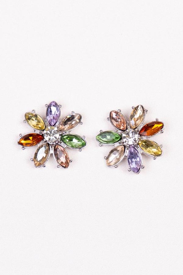 FLOWER STUD EARRINGS