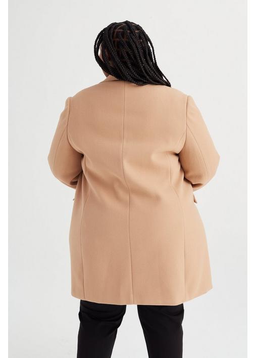 ★Na.e traditional melton coat 美品 MELTON COAT NATURAL - 3XL - Camel | MILADYS