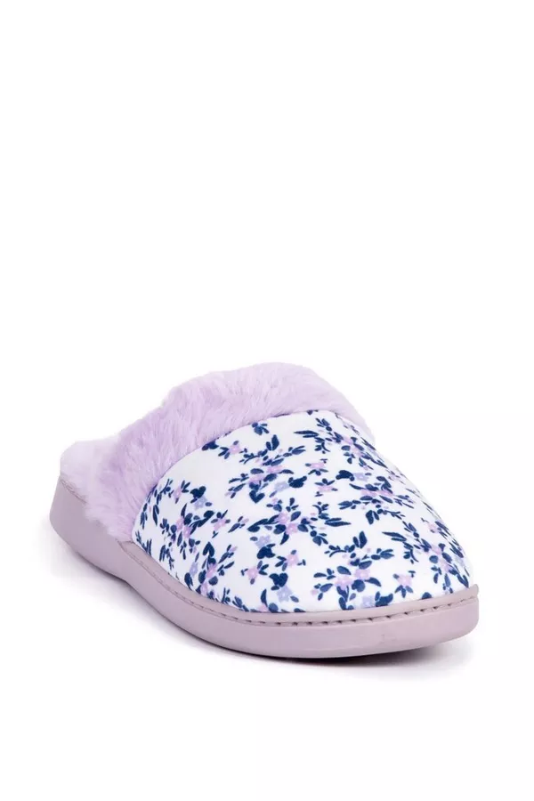 FLORAL SLIPPERS