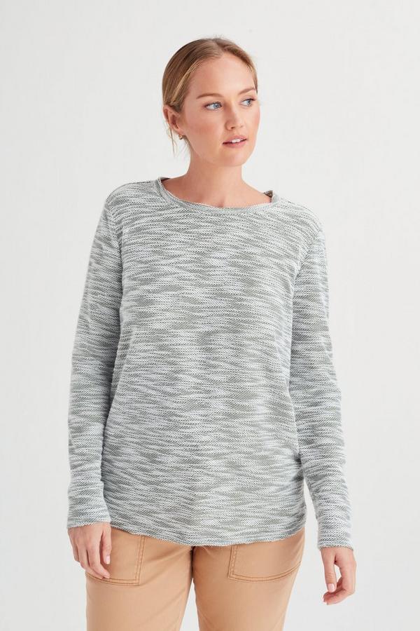 KNIT TOP WITH BACK DETAIL