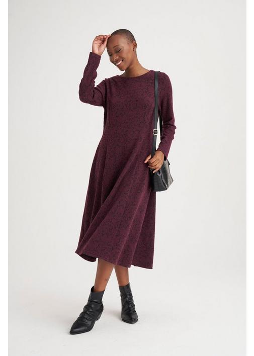 green emerald velvet dress Burgundy fit and flare long chiffon dress 5101 – Xiaolizi main image 0