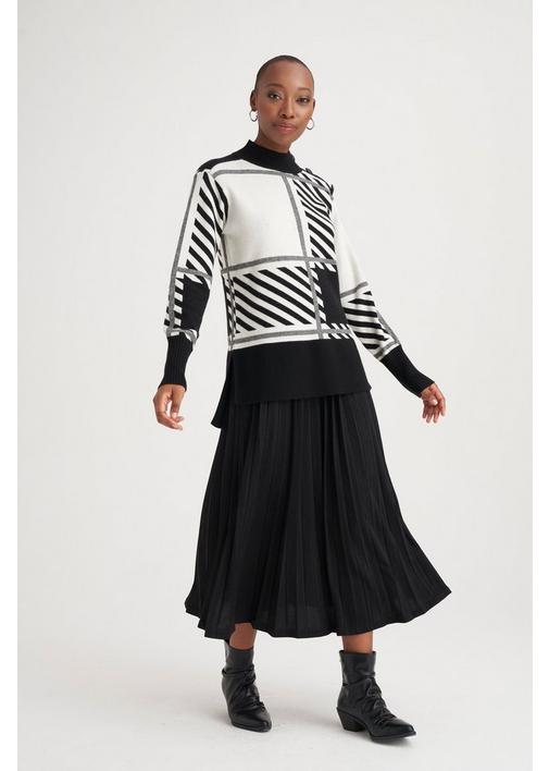 スカート melthelady back pleats skirt Black melthelady back pleats skirt Black