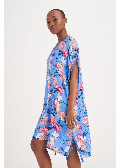 Floral kaftan clearance dress