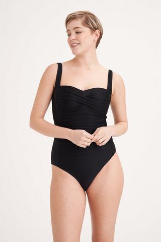 WONDERFIT ONE PIECE SWIMSUIT - 127 - Black