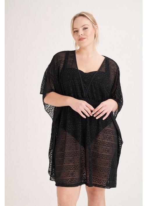 Black lace hotsell cover up