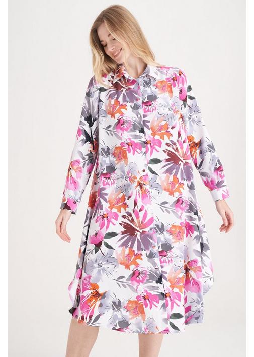 The printed tunic dress. #miladys #dress