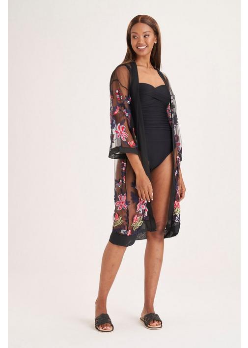 Black floral cover outlet up