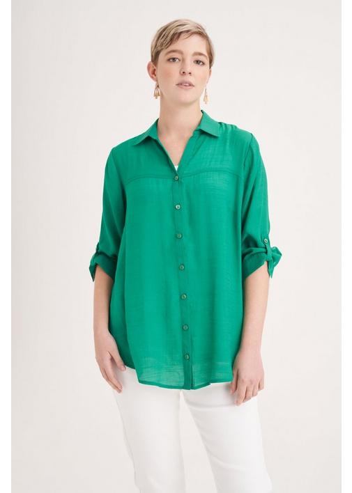 Emerald green dress shirt hot sale womens