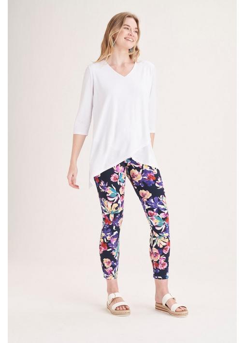 Botanical Print Bengaline Pants