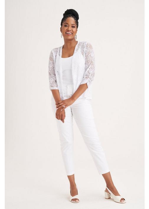 Miladys - Need a pick-me-up? This lace top in classic white will do the  trick! Worn on or off the shoulder, you get two looks in one – which way  would you