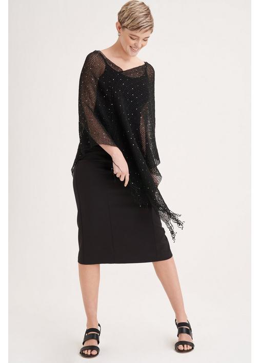 BLACK PENCIL SKIRT 117 Black MILADYS
