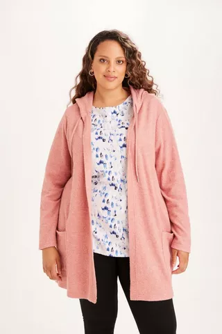 HOODED COVER UP PINK