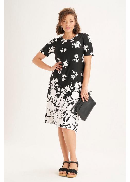 Monochrome hot sale shift dress