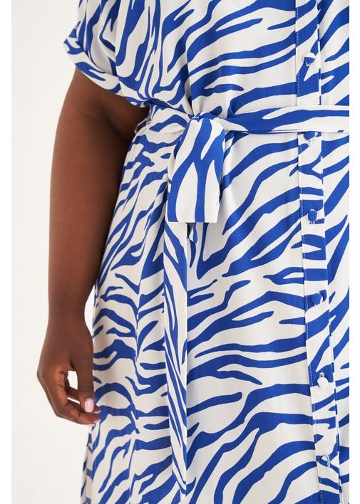 blue and black zebra print dress Latex Halterneck Zebra Animal Print Applique Mini Dress  Black Sheep Latex