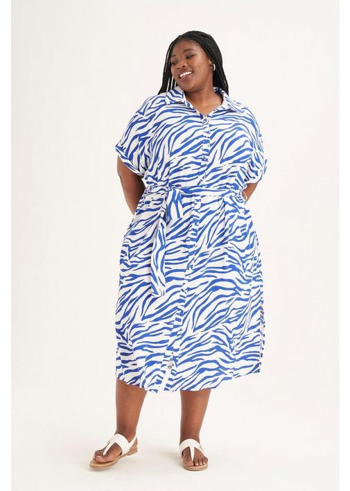 Animal print shift clearance dress