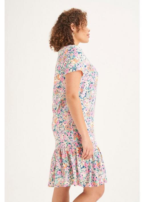 Floral best sale peasant dress