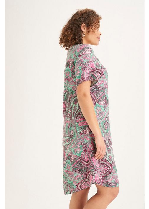 Paisley shift outlet dress