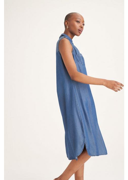 A line denim clearance dress