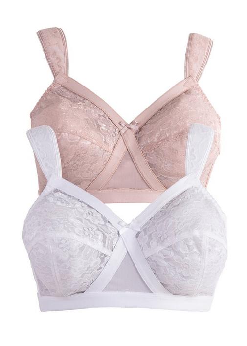 Playtex Cross Your Heart Bra Slightly Sheer White Lace -  New Zealand