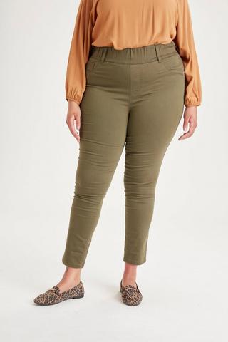 PULL ON SLIM LEG JEGGINGS FATIGUE