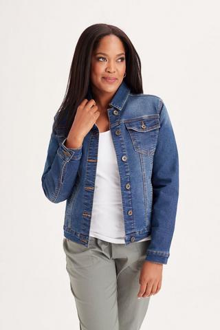 Buy A-IN GIRLS Fashion Plus Fleece Denim Jacket Online