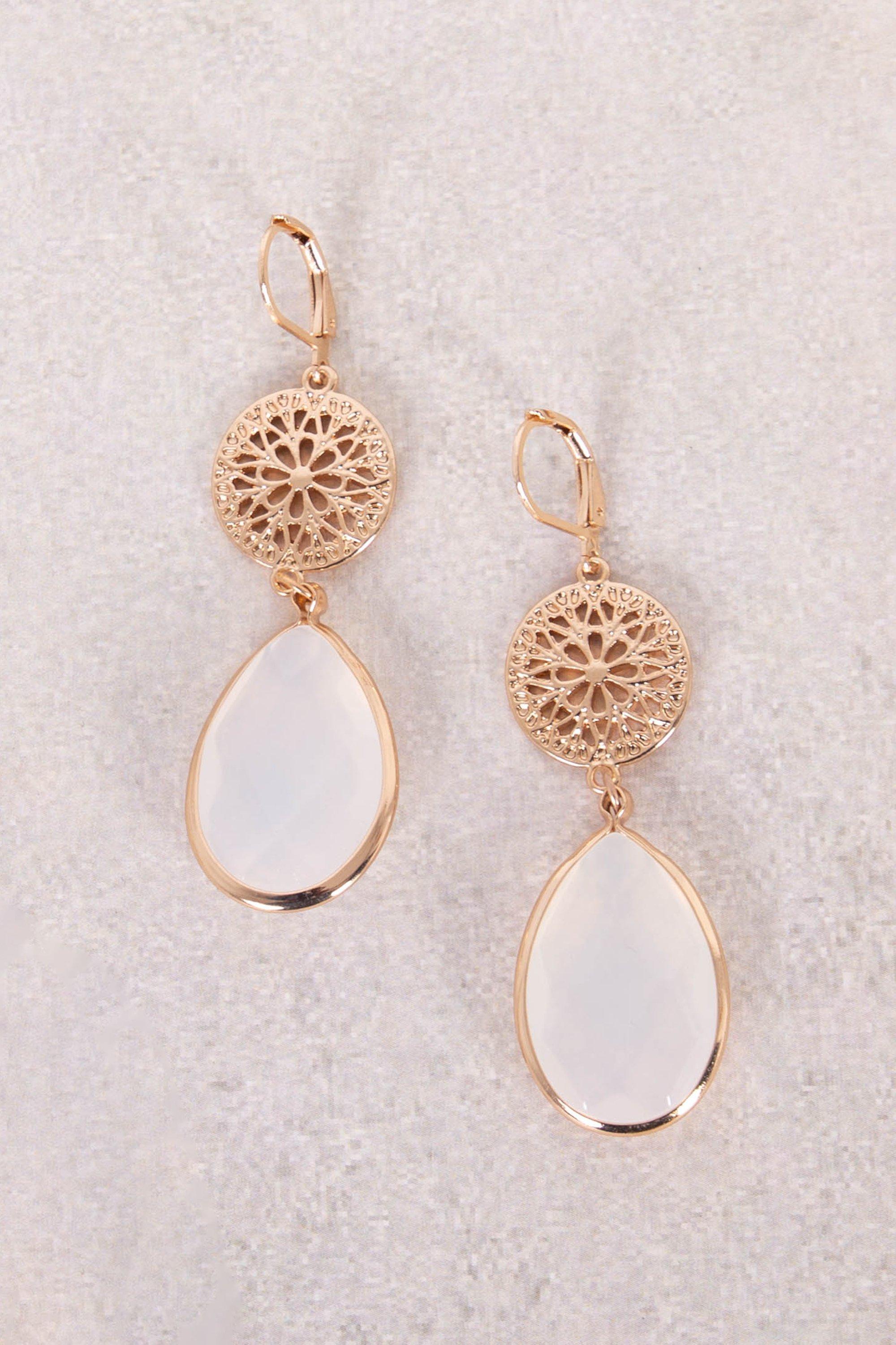 DROP EARRINGS - 1 - Yellow Gold