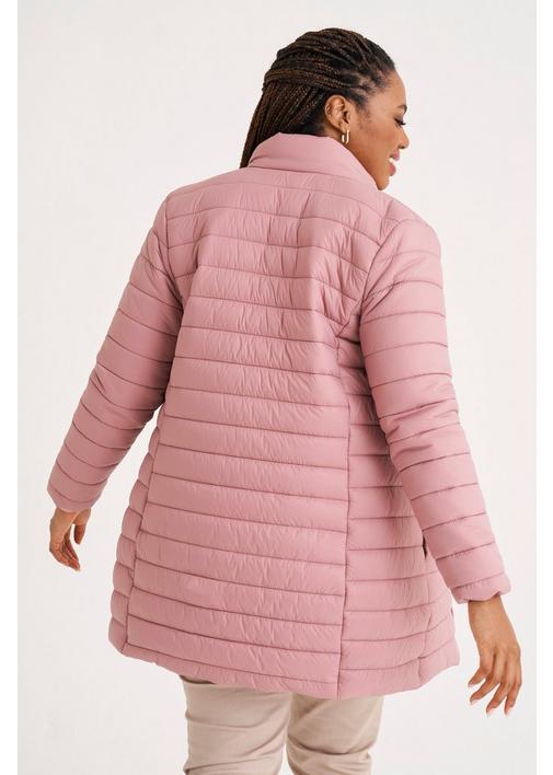 Padded jacket pink best sale