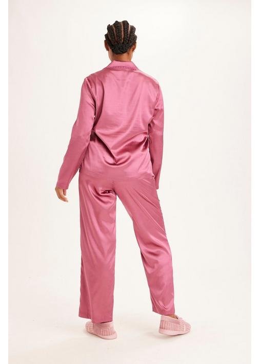 SATIN SLEEP SET 3XL Rose Wine MILADYS